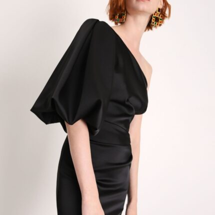 Vestido de ombro único